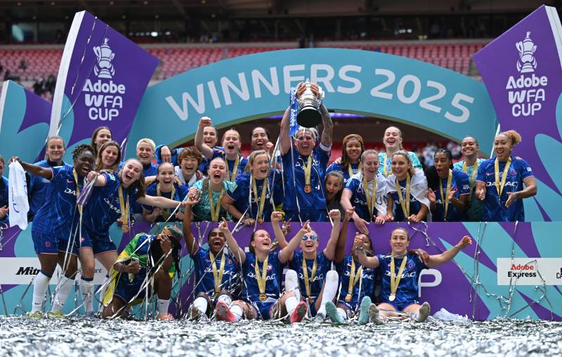 Chelsea win Women's FA Cup to complete English treble in Bompastor's first season