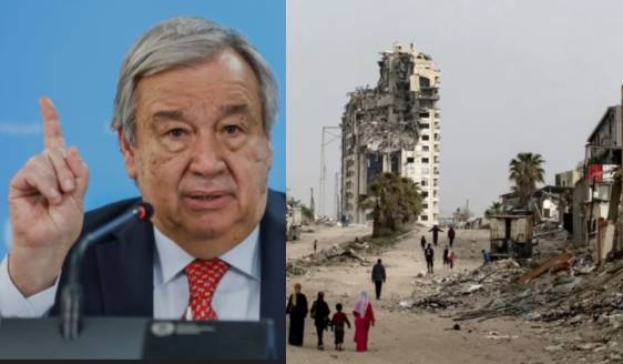 UN Chief Guterres says Gaza situation beyond words, violates global laws