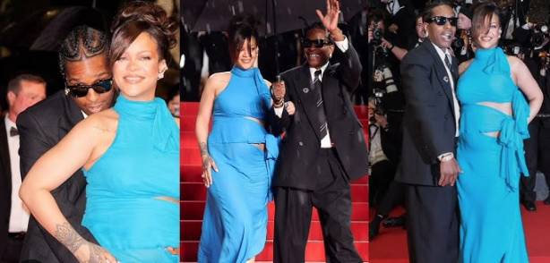 Pregnant Rihanna’s mesmerizing attendance with A$AP Rocky at Cannes