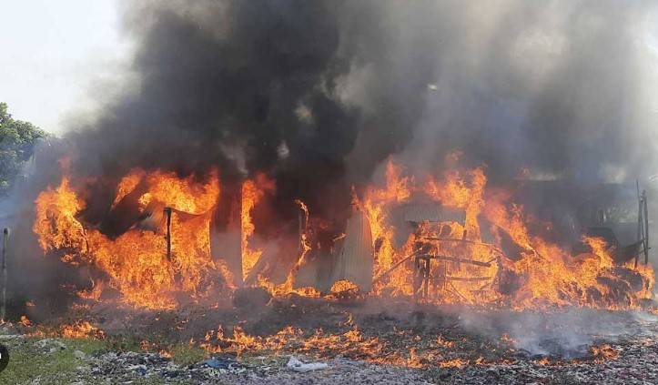 Fire erupts in cotton factory in Faisalabad