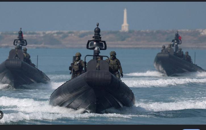 China conducted drills near Taiwan