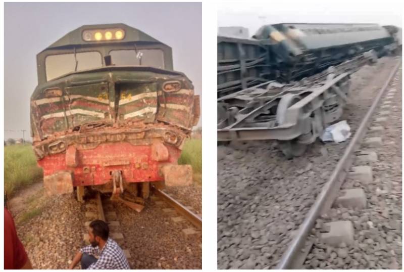 Shalimar Express derails near Chak Jhumra disrupts schedule