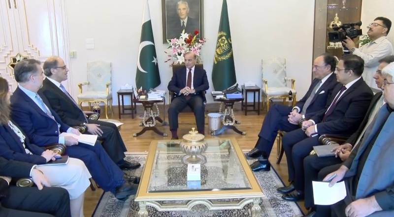 PM Shehbaz takes up economic progress with IMF delegation