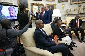 Trump plays video in Ramaphosa meeting to back 'genocide' claims