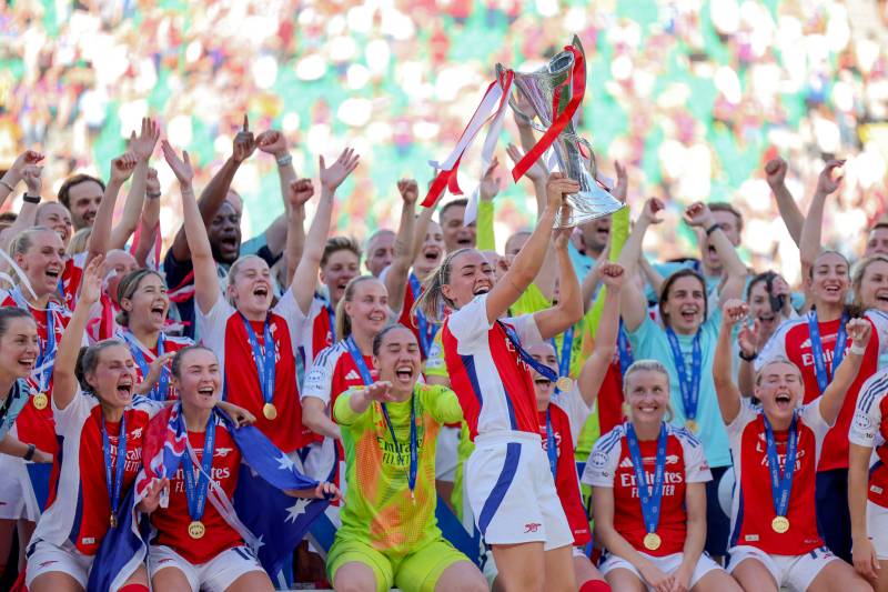 'Hasn't sunk in yet': Arsenal's Blackstenius after Champions League winner