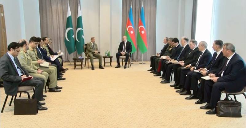 Azerbaijan President holds detailed meeting with PM Shehbaz over luncheon in Lachin