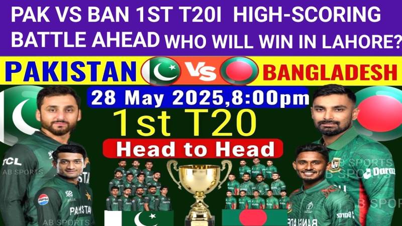 Pakistan, Bangladesh begin T20 showdown today in Lahore