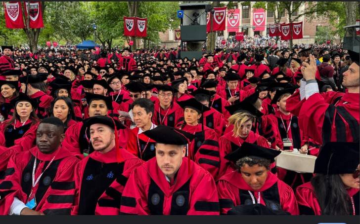 Harvard graduation overshadowed by Trump threats