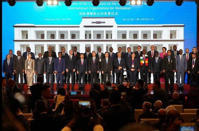China establishes global mediation body in Hong Kong