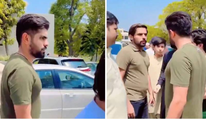 Babar Azam spotted in public altercation, pushes a man 