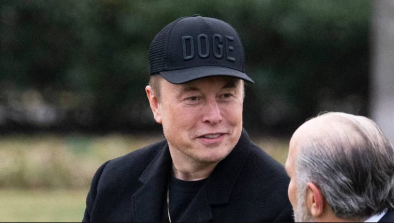 Black eye? That's just from my son, says Musk