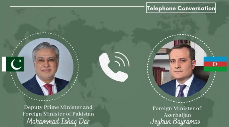 Dar holds telephonic meeting with Azerbaijan foreign minister