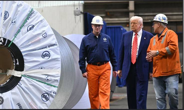 Trump says will double steel, aluminum tariffs to 50%