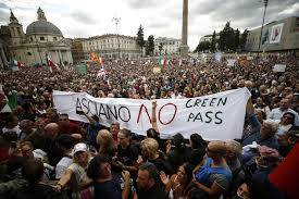 Thousands march in Rome against security clampdown law