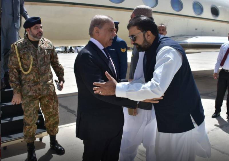 PM Shehbaz Sharif in Quetta to asses security situation 