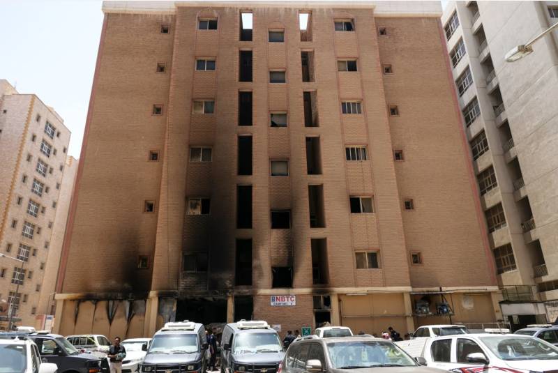 Five dead in Kuwait apartment block fire: official