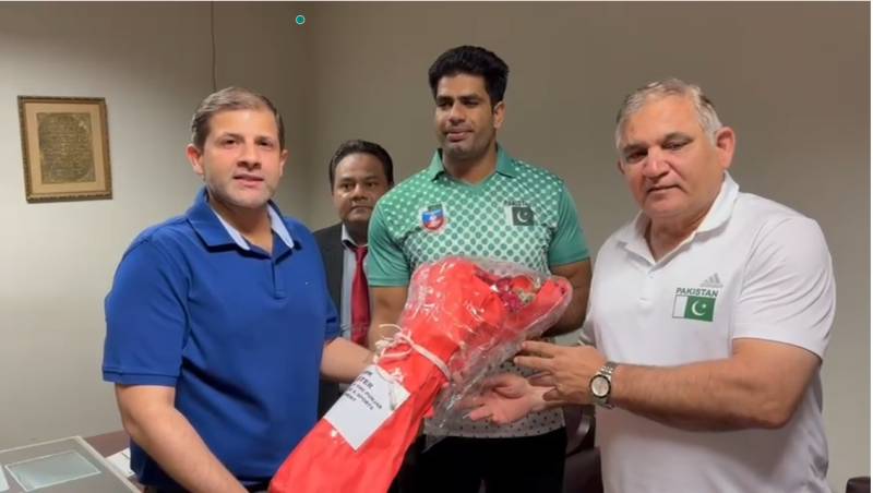 Olympian Arshad Nadeem returns home, receives hero’s welcome