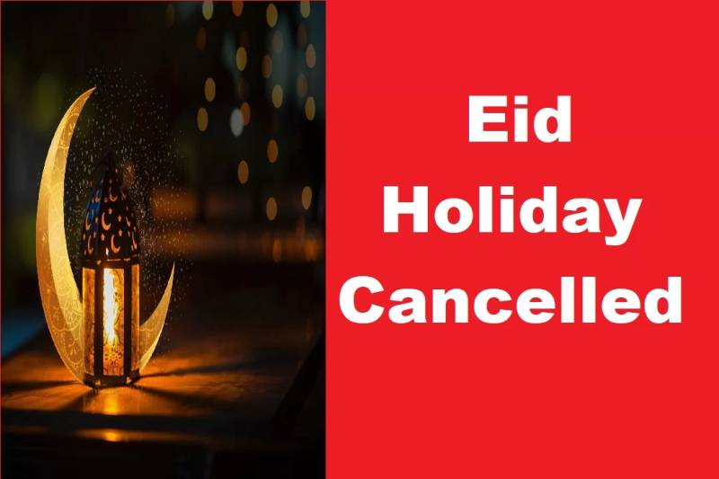 Finance Ministry cancels Eid holidays