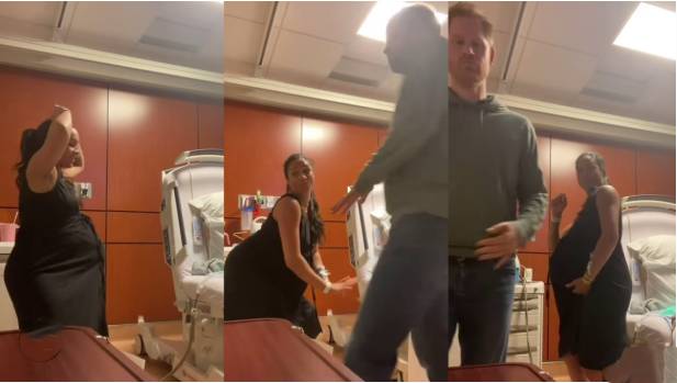 Meghan Markle and Prince Harry's joyous dance video from labor room 