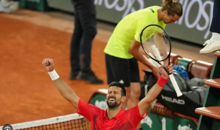 Djokovic beats Zverev after Boisson lights up French Open