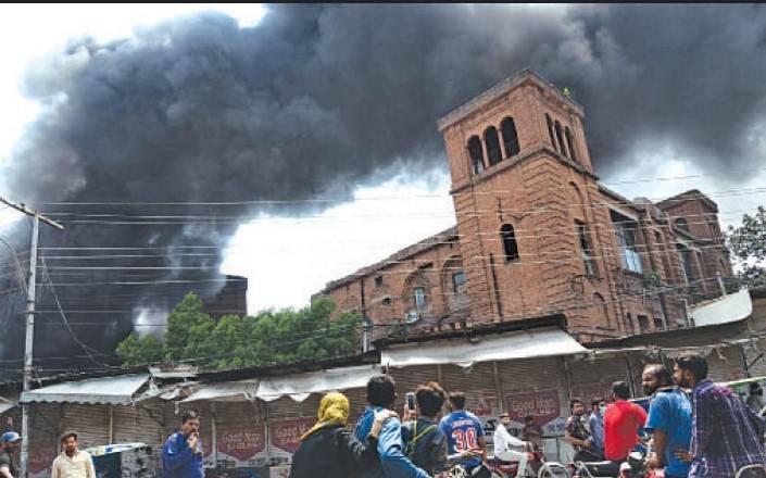 Fire breaks out in Lahore’s Mayo Hospital