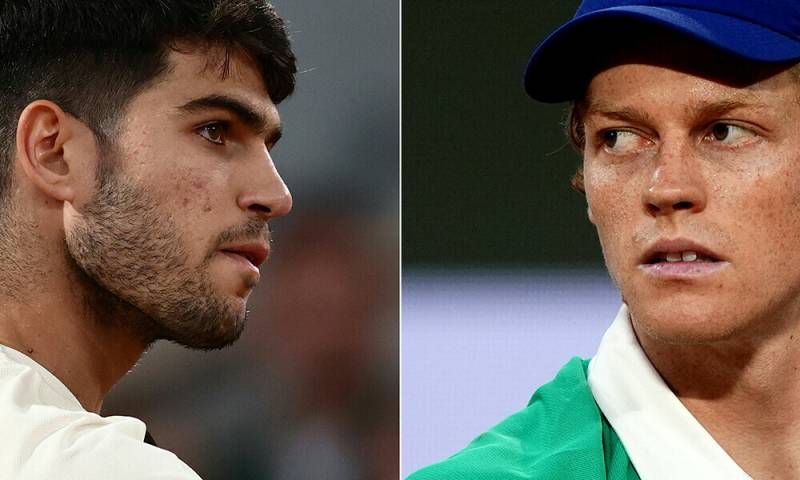 Alcaraz puts French Open title on line against scorching Sinner