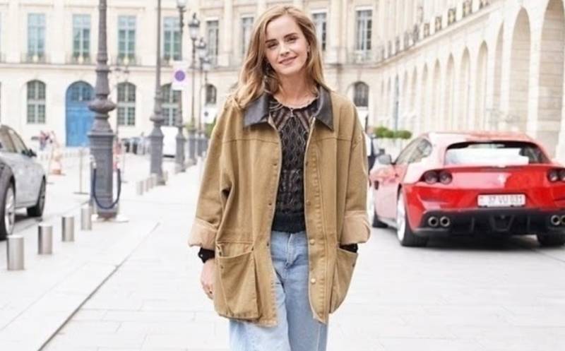 Emma Watson looks effortlessly chic in Paris for night out