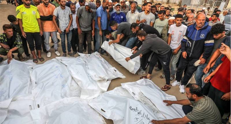 Gaza rescuers say Israel fire kills 36, six of them near aid centre