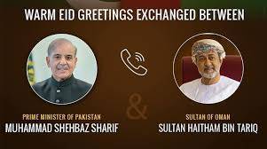 PM Shehbaz greets CMs, calls Oman’s Sultan Haitham on Eid