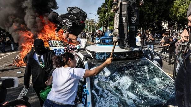 China tells citizens in LA to boost personal security over unrest