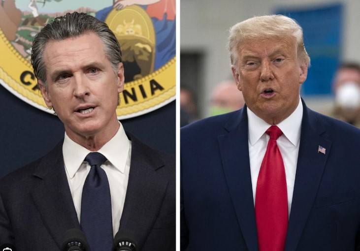 Trump backs arrest of California governor amid LA protest strains