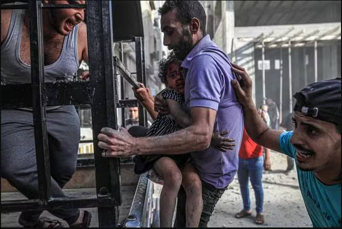 Gaza civil defence says 15 killed near aid centre, army says fired 'warning shots'