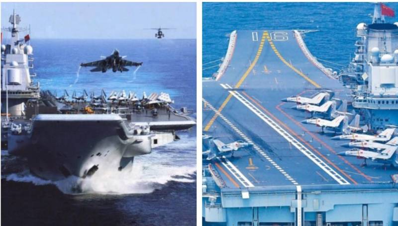 Two Chinese aircraft-carriers seen ‘operating’ in Pacific for first time