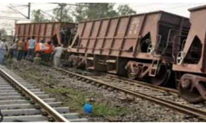 Freight train derails at Hyderabad Railway Station