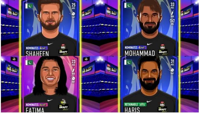 Shaheen, Rizwan, and Fatima Sana among top picks in Big Bash League 2025 draft pool