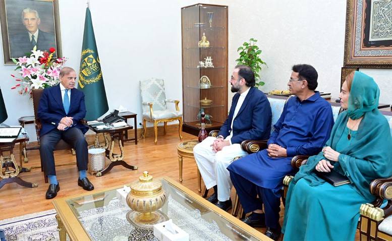 PML-Q delegation calls on PM Shehbaz 