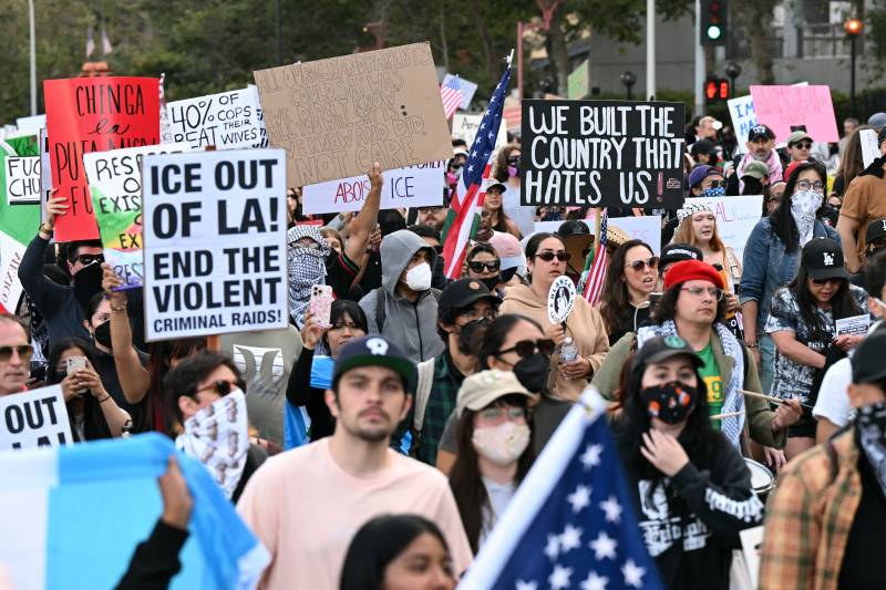 Protests spread across US despite Trump threats