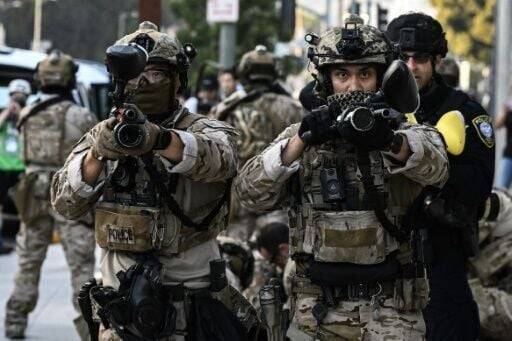 Marines ordered by Trump to LA start deploying