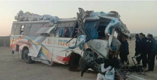 2 die, 15 hurt during passenger buses collision in Kalat