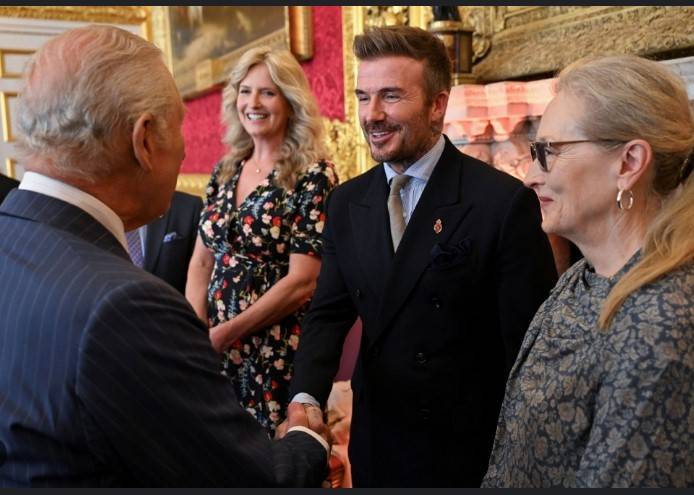 Arise Sir David! Football legend Beckham knighted