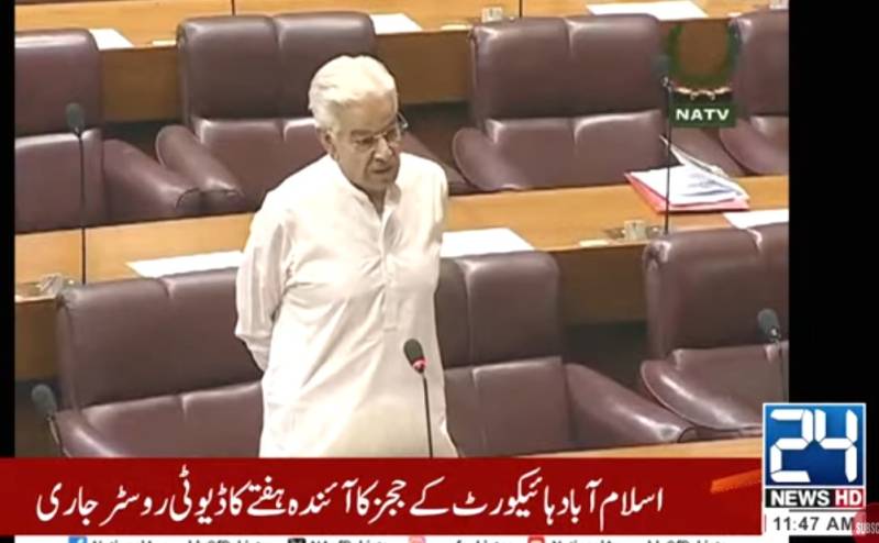 Khawaja Asif urges Muslim countries to sever ties with Israel