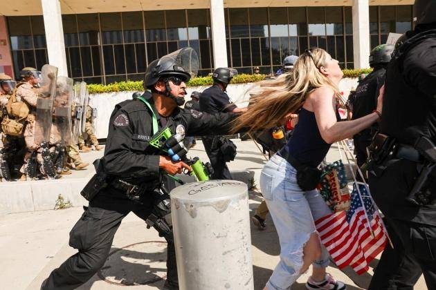 Police say one 'critically injured' in shooting at US protest