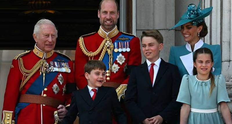 Prince Louis steals the show at King Charles III’s birthday ceremony