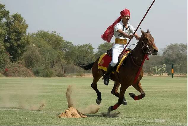 Tent pegging competition held to honour armed forces