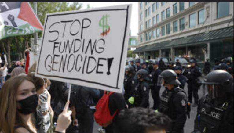 G7 protests hit Calgary with leaders far away