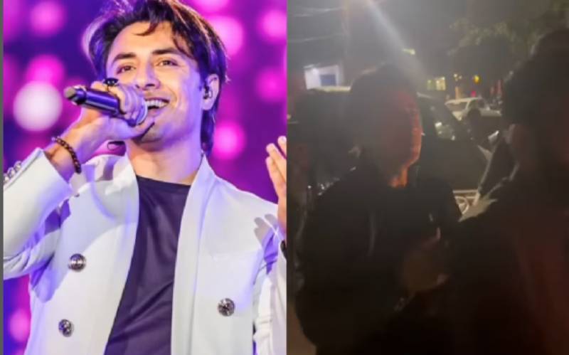Ali Zafar reaches concert on two wheels amidst heavy traffic 