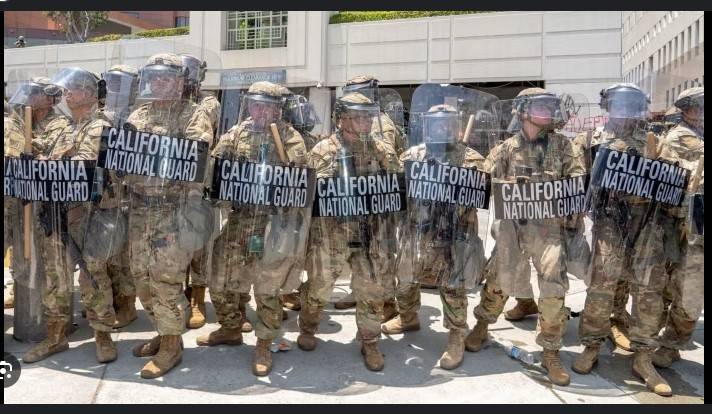 Curfew lifted in LA as Trump battles for control of California troops