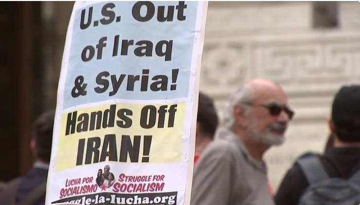 Hundreds gather in New York to protest Israel’s aggression against Iran