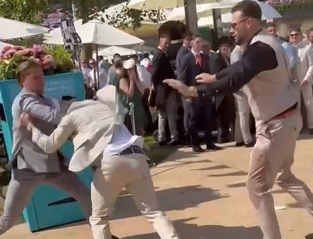 Brutal brawl at Royal Ascot sets internet ablaze