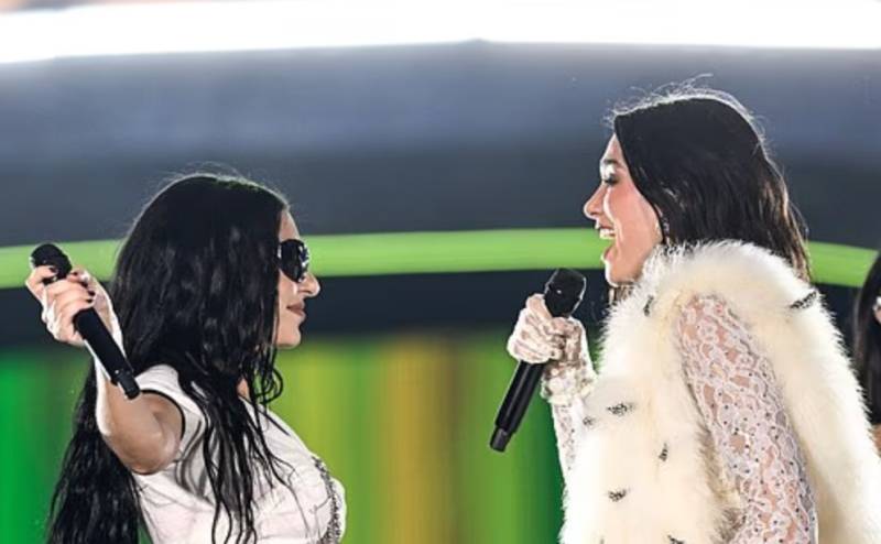Dua Lipa shocks 70,000 fans with surprise Charli XCX duet at Wembley